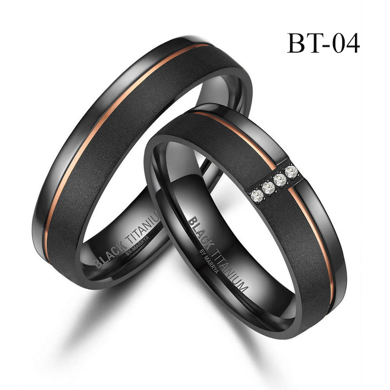 Snubní prsteny Black Titanium