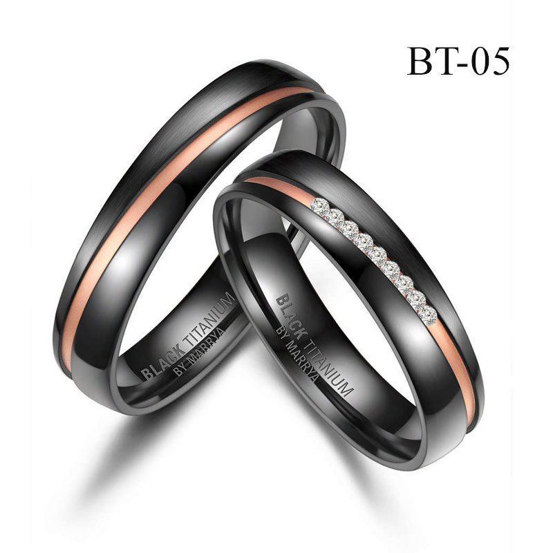 Snubní prsteny Black Titanium
