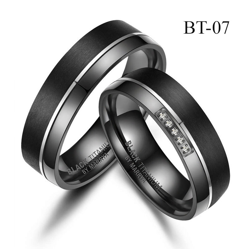 Snubní prsteny Black Titanium