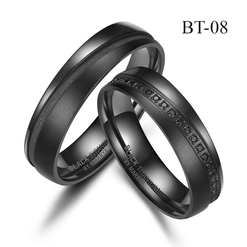 Snubní prsteny Black Titanium