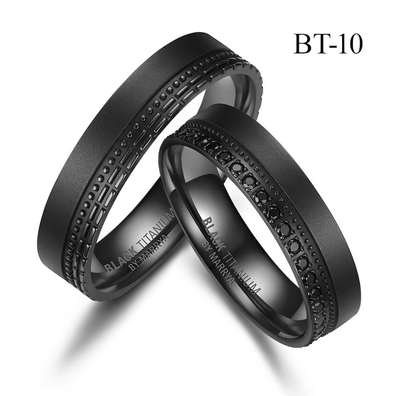 Snubní prsteny Black Titanium